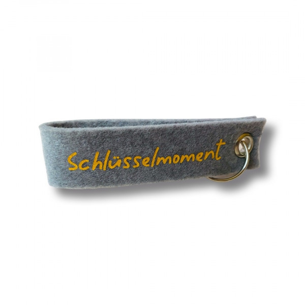 Schlüsselanhänger aus PET Filz
