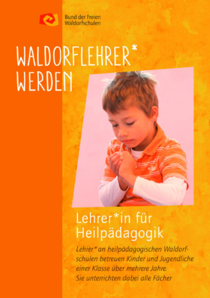 Faltblatt "Lehrer/in an heilpädag. Waldorfschulen werden" - Stück