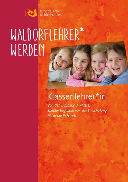 Faltblatt "Klassenlehrer:in an Waldorfschulen werden"