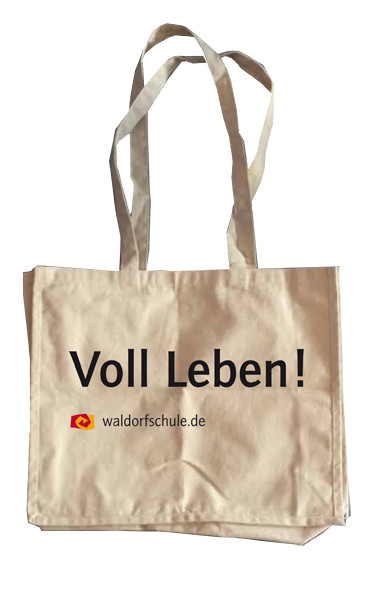 Baumwolltasche - 1 Stck. "Voll Leben"